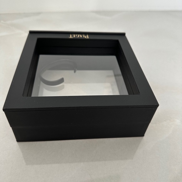 Piaget Floating Display Case, Outer Sleeve, Leather Insert And Logo Shopping Bag - Picture 8 of 16